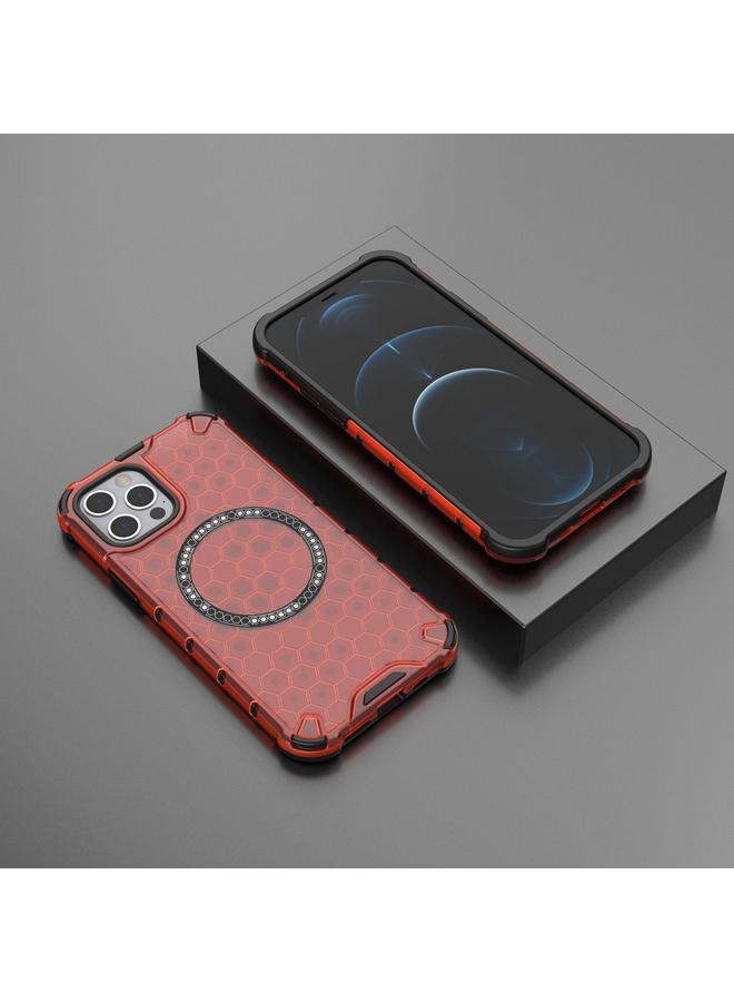 Zaboon Case For iPhone 12 Pro Max Honeycomb Magnetic Ring Shockproof Phone Case - Image 2