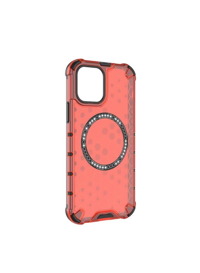 Zaboon Case For iPhone 12 Pro Max Honeycomb Magnetic Ring Shockproof Phone Case - Image 3