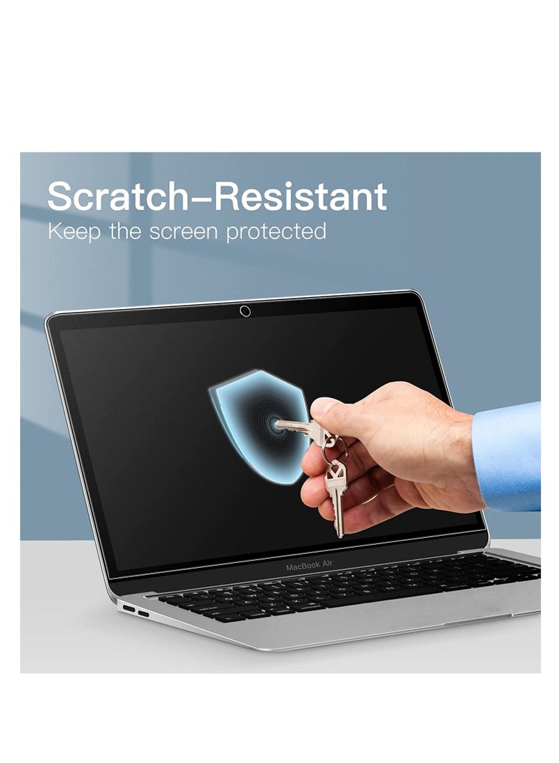 Anti-Glare Screen Protector for 2022-2016 Macbook Pro 13'' 13.3 inch Apple M2/Apple M1 Chip A2338/A2289/A2251/A2159/A1989/A1706/1708 Protective Crystal Shield Film (Transparent)