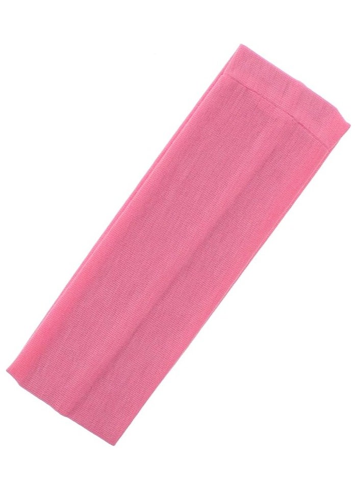 Generic Extra Wide 7cm Plain Stretch Unisex Soft Yoga Headban (Light Pink)  - Image 1
