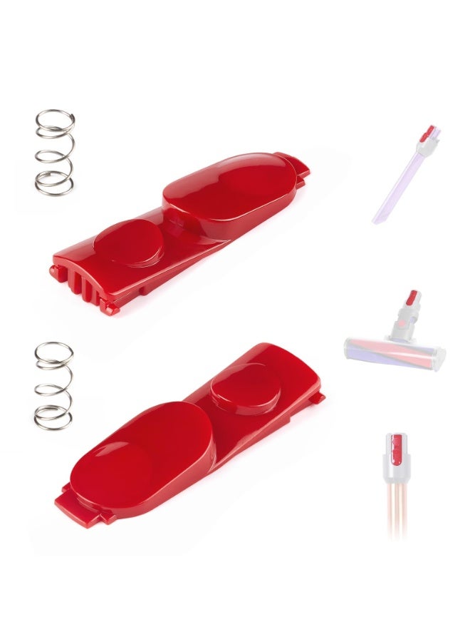 كيلا TERRIFI 2 حزمة من العصا السحرية أنبوب تنظيف رأس قفل التبويب متوافق مع Dyson V7 V8 V10 V11 V15 مكنسة كهربائية ، بديل عصا سحرية دائم ، زر أداة إضاءة مع آلية الربيع - Image 4