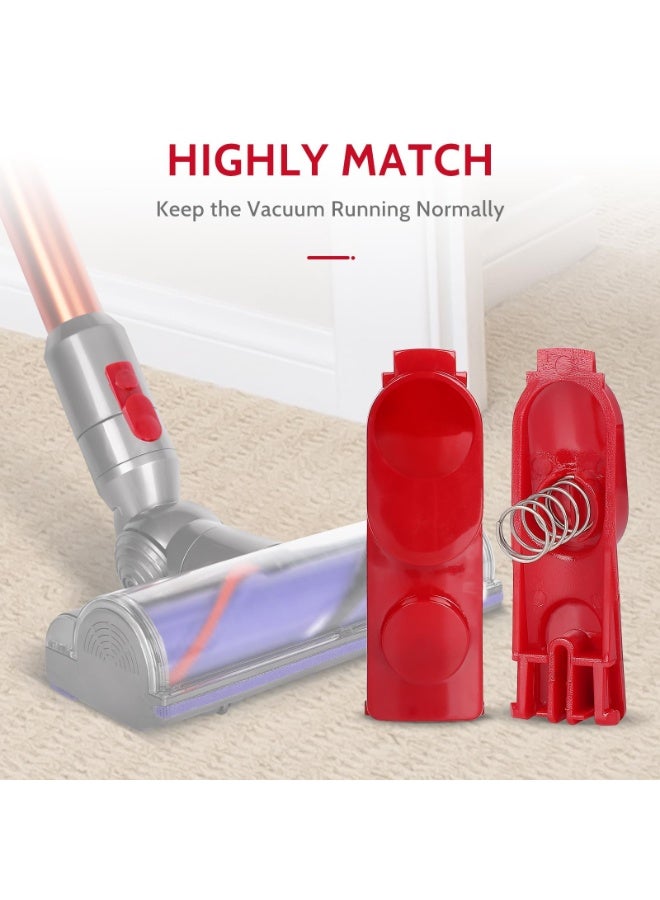 كيلا TERRIFI 2 حزمة من العصا السحرية أنبوب تنظيف رأس قفل التبويب متوافق مع Dyson V7 V8 V10 V11 V15 مكنسة كهربائية ، بديل عصا سحرية دائم ، زر أداة إضاءة مع آلية الربيع - Image 2