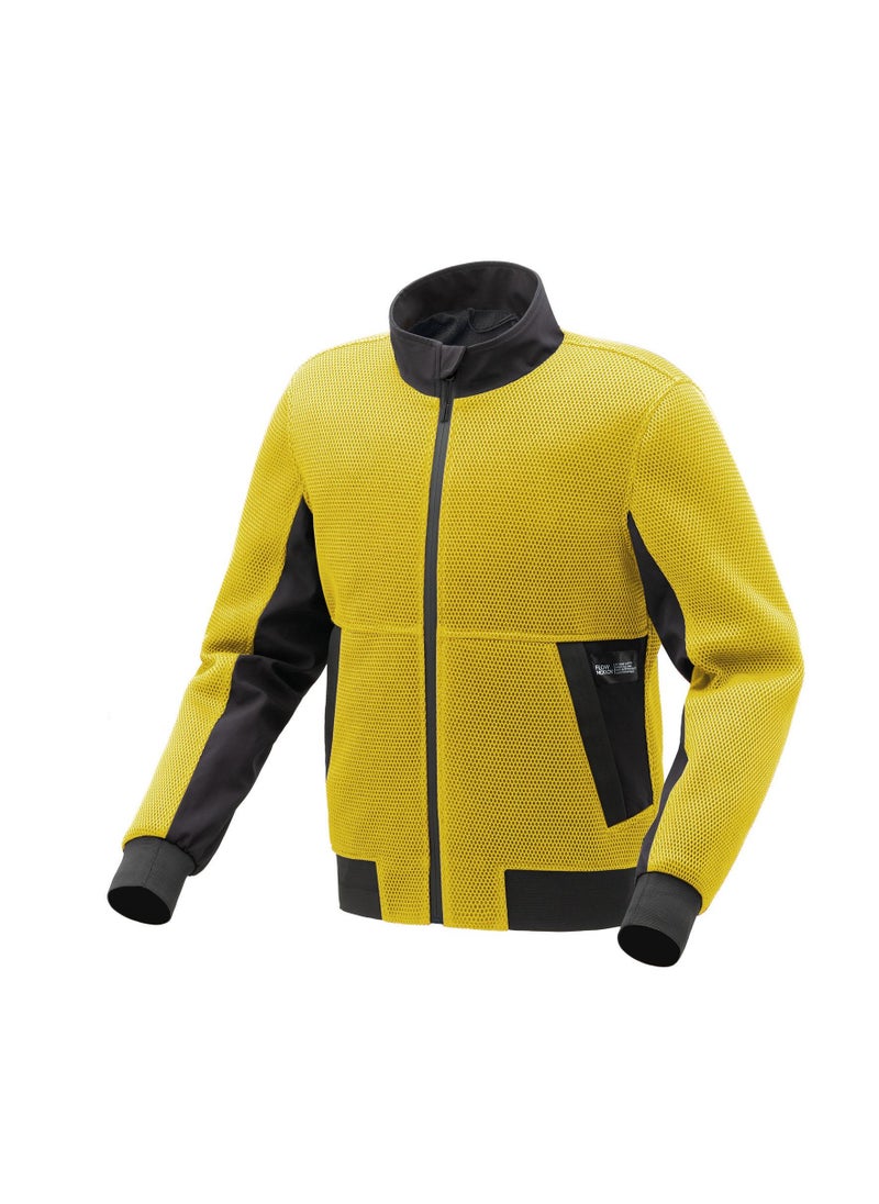 TUCANO URBANO FLOWMOTION JACKET 3D mesh aviator jacket, CE certified – Class AA Yellow  - Image 1