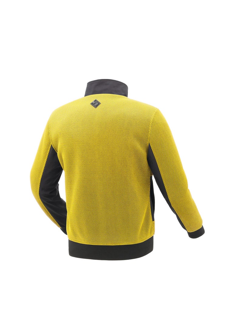 TUCANO URBANO FLOWMOTION JACKET 3D mesh aviator jacket, CE certified – Class AA Yellow  - Image 2
