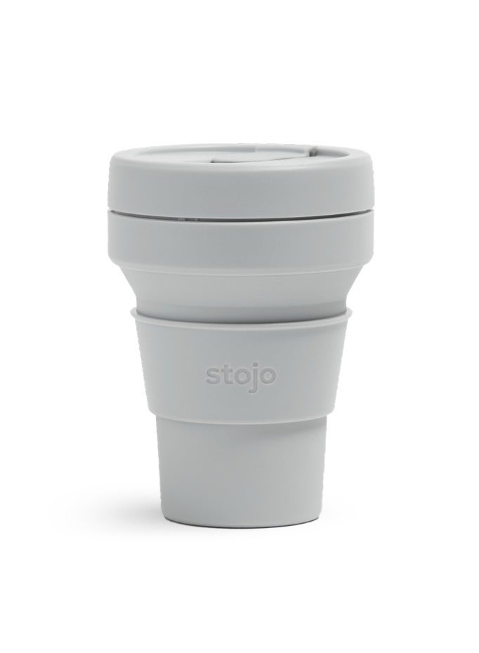 Stojo On The Go Coffee Cup | Pocket Size Collapsible Silicone Travel Cup, 12oz / 355ml | No Straw Included  - Image 1