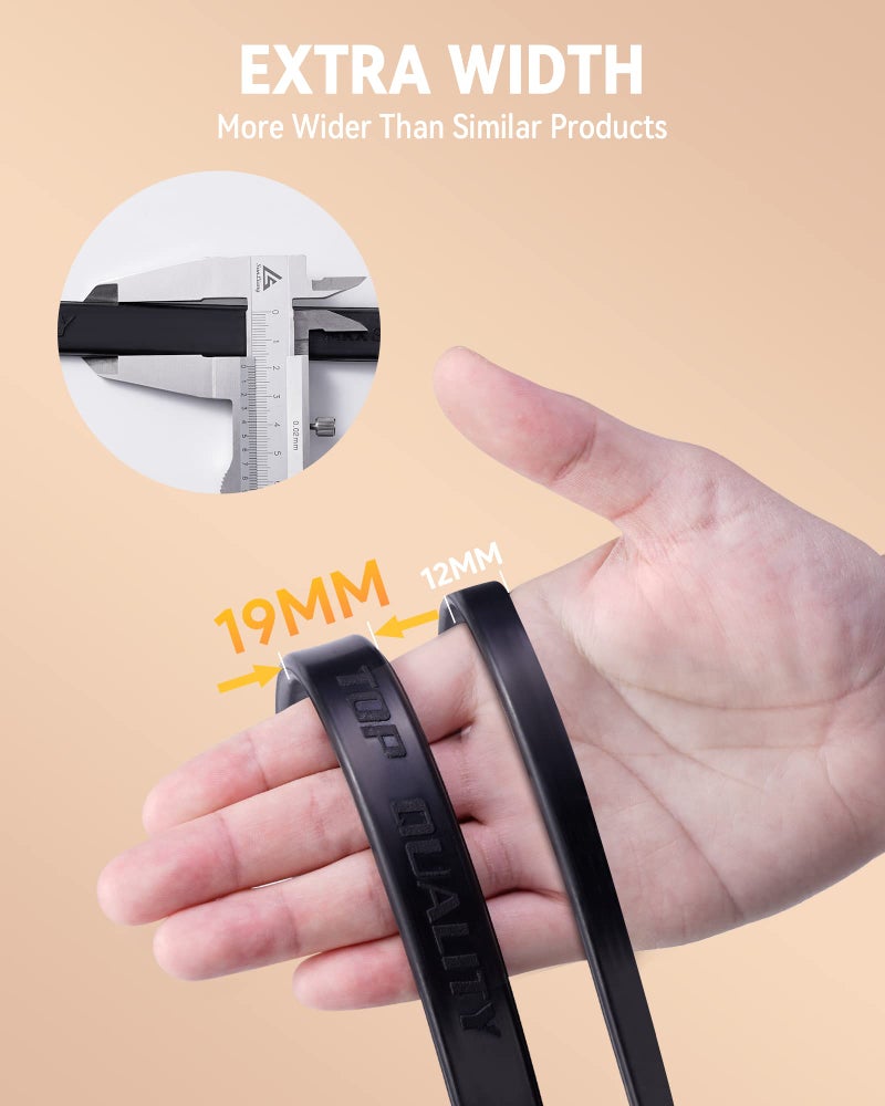 AMAZING STRAPS Rubber Bungee Cords with Hooks, Heavy Duty Bungee Straps, Assorted Sizes with 1.8X Max Stretch & Over 176 lbs Load, Black, 100% EPDM Rubber & S Hooks for Cargo, Tarps, 10", 15", 21", 31" (10 Pack) - Image 4