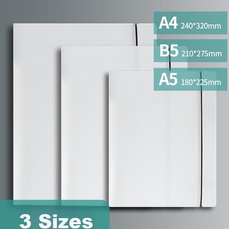 غطاء دفتر ملاحظات M & G Stationery B5 ذو أوراق فضفاضة مع 8 حلقات قابلة للفصل ، حزمة واحدة بيضاء APY8C19PA ضرورية للامتحانات - Image 2