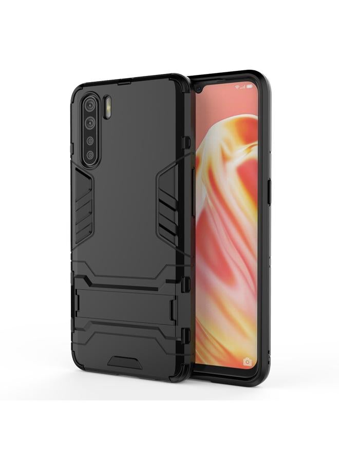 S-TOP Case For OPPO A91 PC + TPU Shockproof Protective Case with Holder - Image 1
