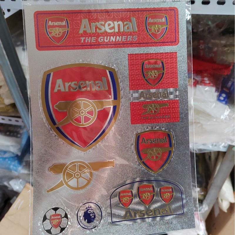 A4 Sticker Football Fan Decal*2PCS