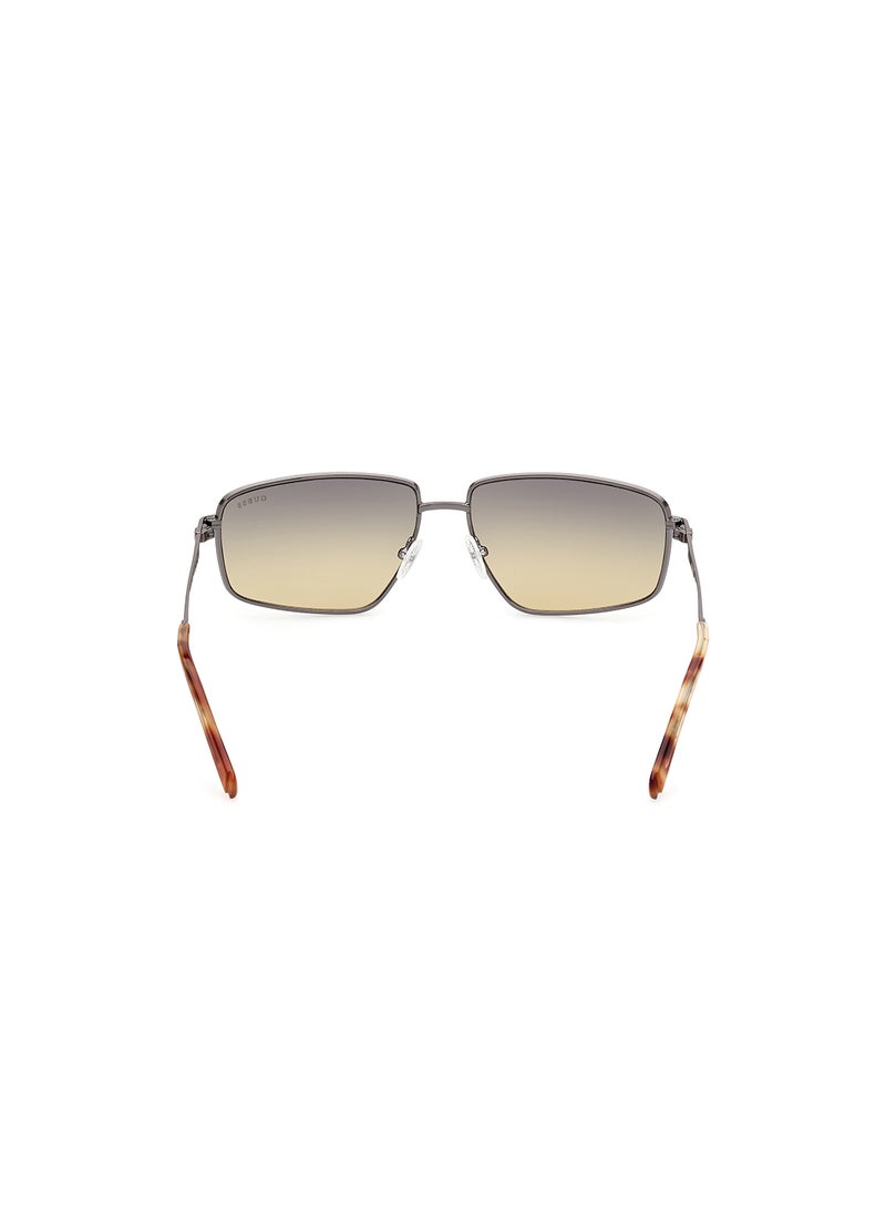 Men's UV Protection Rectangular Sunglasses - GU0008806P62 - Lens Size: 62 Mm