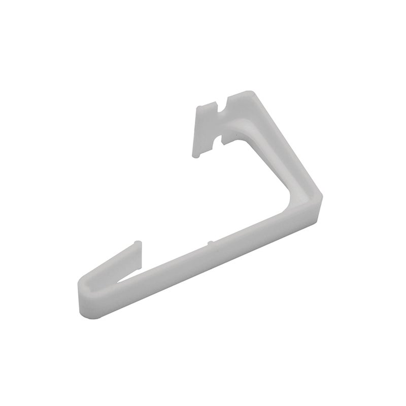 RV Designer A285, Side Curtain Hold Down, Plastic, 2 Per Pack, Window Covering Hardware,White