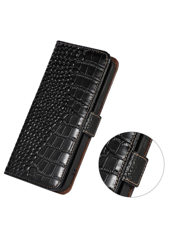 Zaboon Case For iPhone 13 Pro Crocodile Top Layer Cowhide Leather Phone Case - Image 4