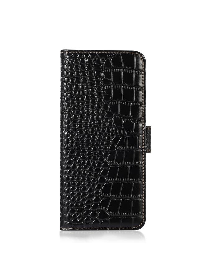 Zaboon Case For iPhone 13 Pro Crocodile Top Layer Cowhide Leather Phone Case - Image 2