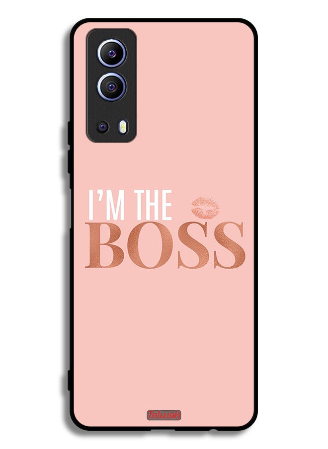 Tolwak - Vivo Y72 5G Protective Case Cover I Am The Boss - Image 1