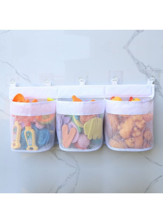 Bath Toy Storage Bag Bath Toy Hanging Organizer Net Storage and Sorting Of Toys, Ideal for Bathroom Organizer - Image 2