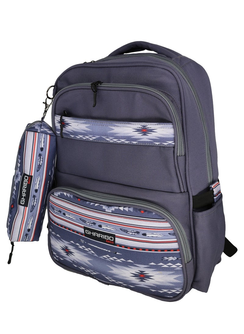 Gharibo Bags School backpack model 15 feathers  - Image 3