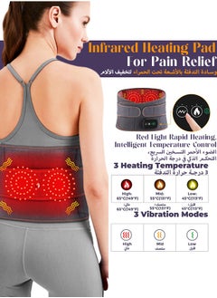 Mi VAZA Cordless Heating Pad Back Brace, Heated Back Belt Abdomen Warmer Lumbar Support with Fast Heating Massaging Modes, Back Heat Support Belt for Men & Women  - Image 5