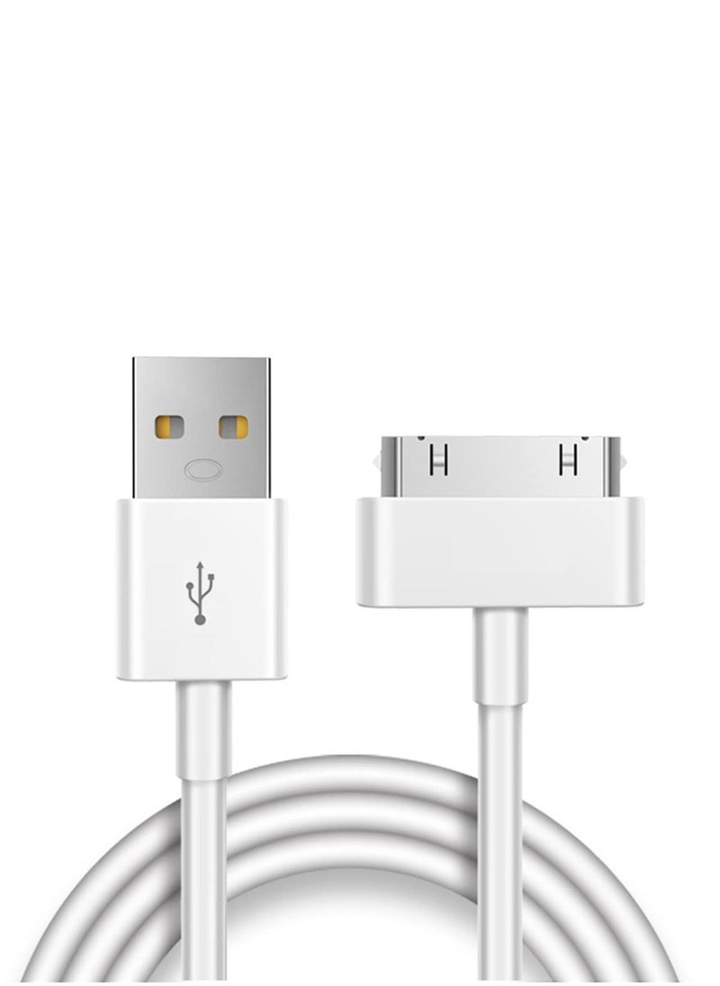 Generic 1M USB Sync & Charging Cable for iPhone 3GS/4/4S/4G, iPad 1/2/3, iPod – 30-Pin Connector Data Cord  - Image 1