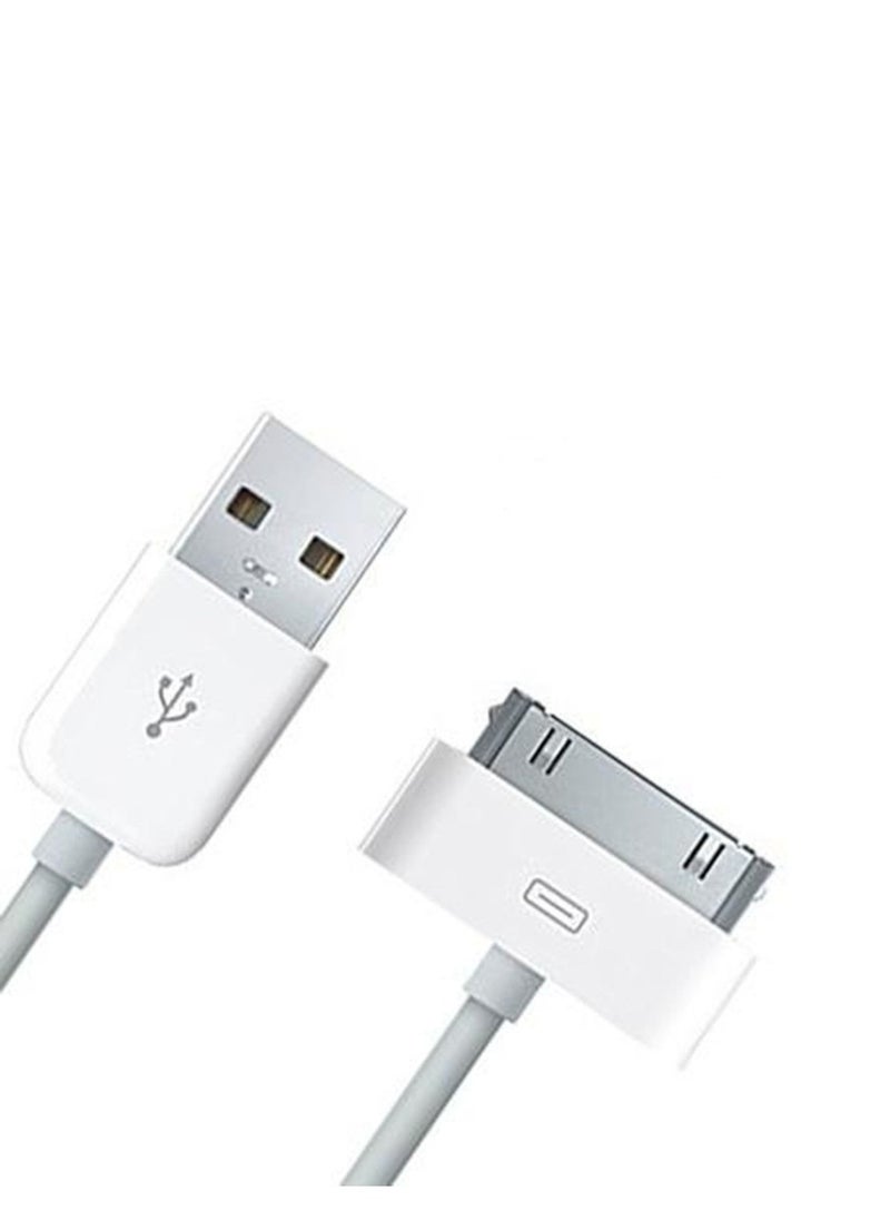 Generic - 1M USB Sync & Charging Cable for iPhone 3GS/4/4S/4G, iPad 1/2/3, iPod – 30-Pin Connector Data Cord - Image 1