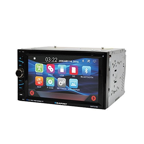 Blaupunkt SEATTLE 660 6.2-Inch In Dash Touch Screen Multimedia Car Stereo Receiver with Bluetooth - Image 3