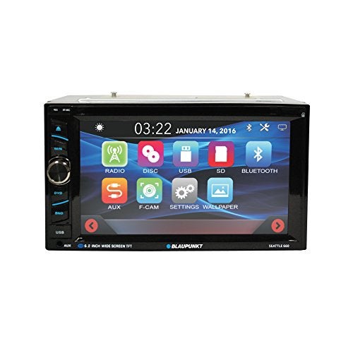 Blaupunkt SEATTLE 660 6.2-Inch In Dash Touch Screen Multimedia Car Stereo Receiver with Bluetooth - Image 4