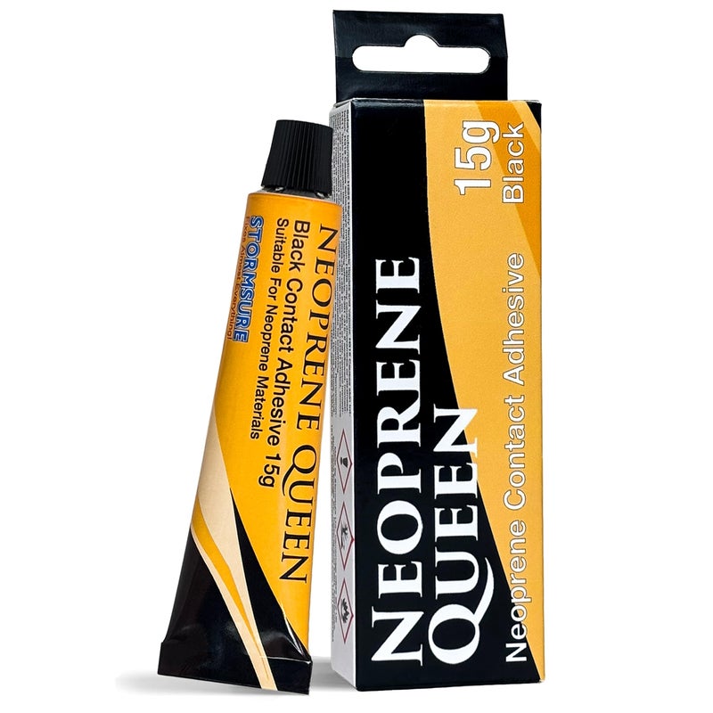 Stormsure Neoprene Queen Wetsuit Repair Adhesive, 15g - Fast Bonding Contact Adhesive for Fast, Durable Neoprene Repairs - Image 1