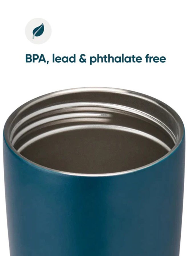 كوب قهوة SmoothSip Slider المعزول من الفولاذ المقاوم للصدأ، سعة ٢٠ أونصة/١٢ أونصة، كوب قهوة مثلجة قابل لإعادة الاستخدام، كوب قهوة ساخنة للسفر، خالٍ من مادة BPA - Image 4