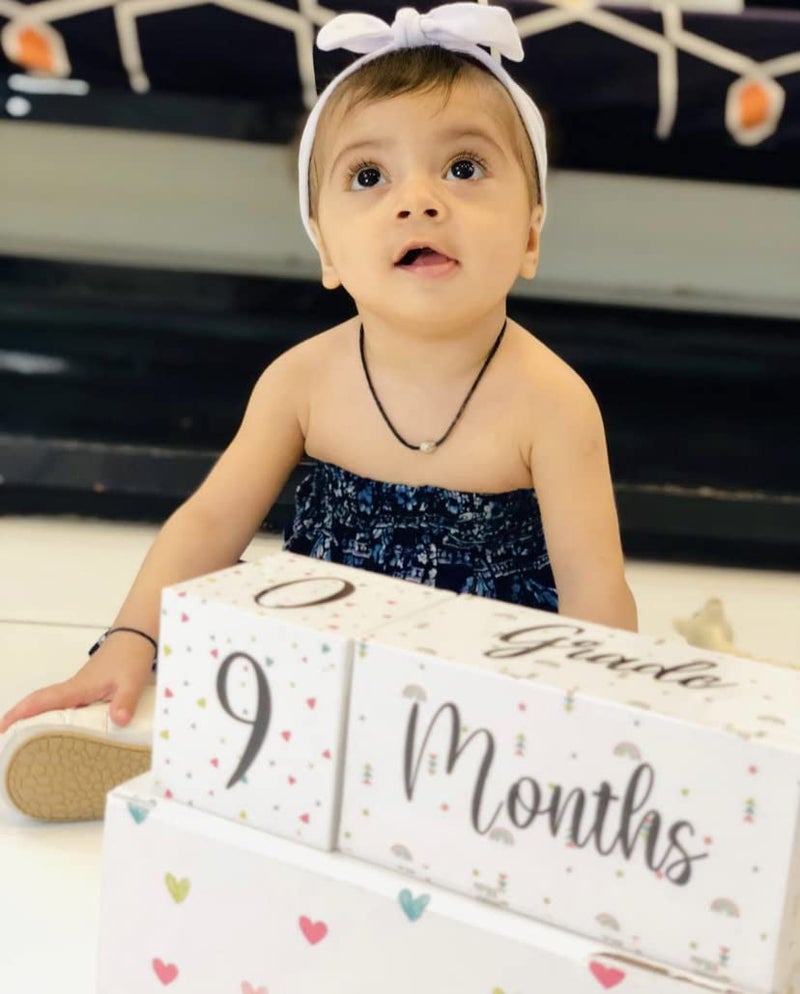 Butterthief Milestone Baby Age Blocks To Capture Priceless Milestone Memorable Moments For Your Baby Social Media Photography Props. Days, Weeks, Months, Grade And Festivals (Pack Of 4),Multicolor - Image 4