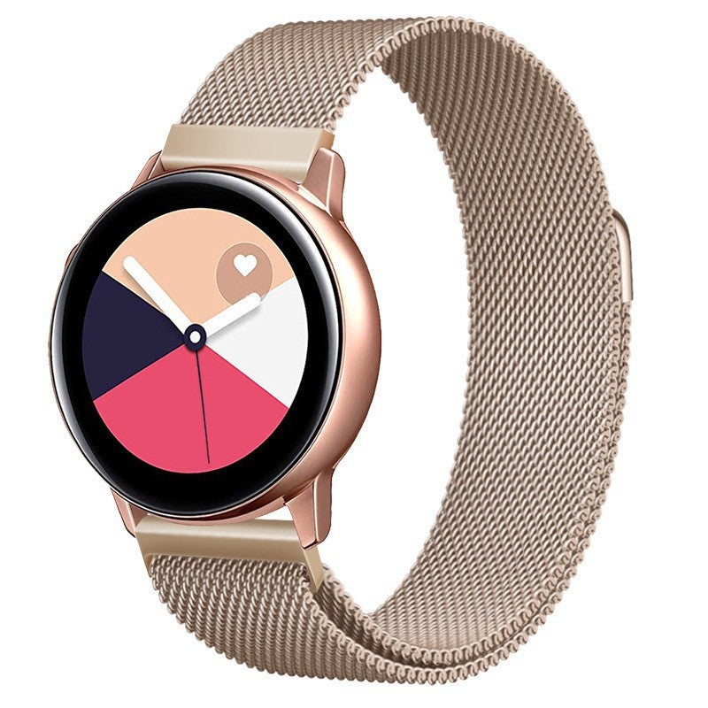 ساعة ذكية من سامسونج هواوي شاومي جيامينغ غلوري مع حزام معدني مغناطيسي بديل كاجوال - Image 5