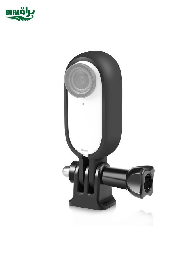 BURAQ For Insta360 GO 3 / GO 3S PULUZ Body Plastic Protective Frame Cage with Screw & Adapter (Black)  - Image 1