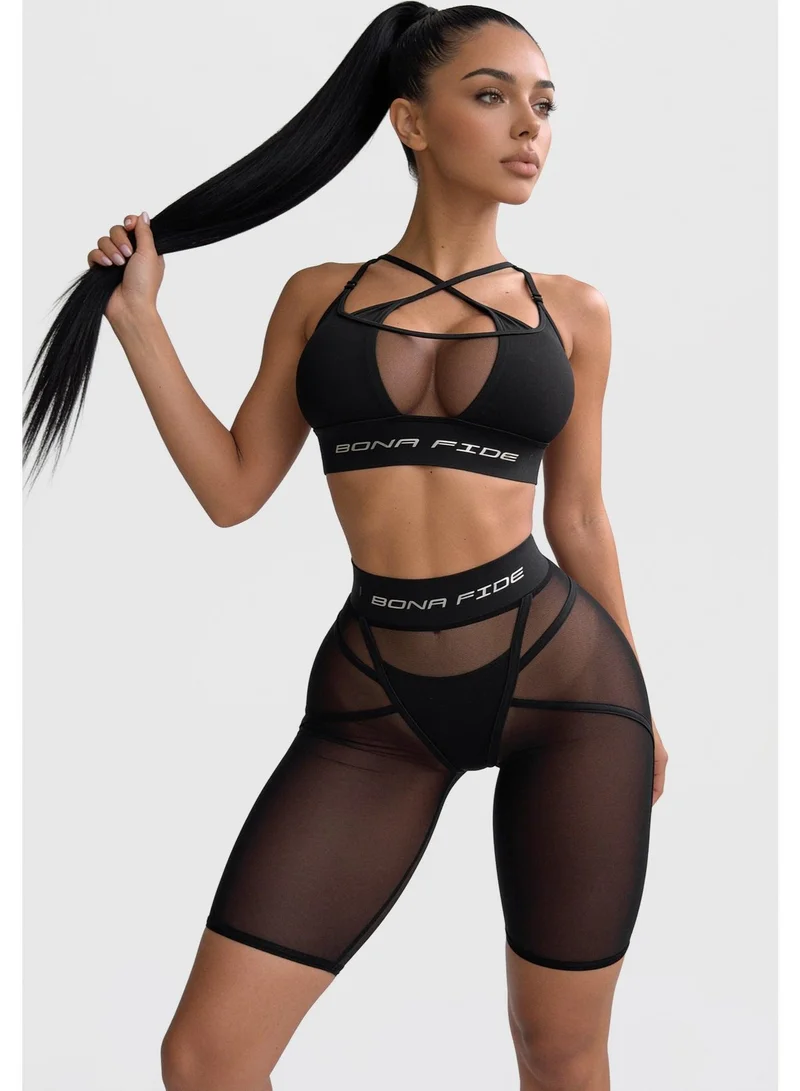 Bona Fide Bona Fide Premium Quality High Waist Biker Shorts for Women with Push Up - Womens Lifting Shorts for Gym, Workout