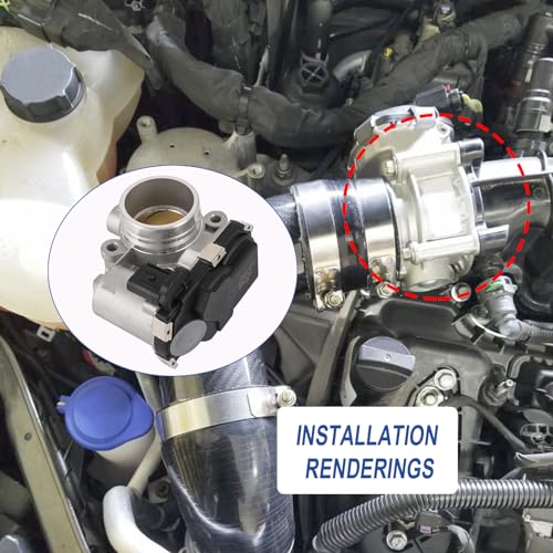 BUSIDN 12671379 Electronic Throttle Body Replacement for Chevrolet Cruze 2017-2019, Cruze 2019, Equinox GMC Terrain 2018-2020, Malibu 2016-2020, for Buick Encore 2016-2018, Repalce # 12659491,TB1271 - Image 2