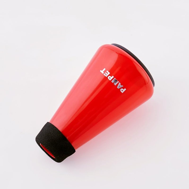 PAMPET Lightweight Practice Trumpet Mute Silencer，Trumpet Straight Mute (Red) - Image 2