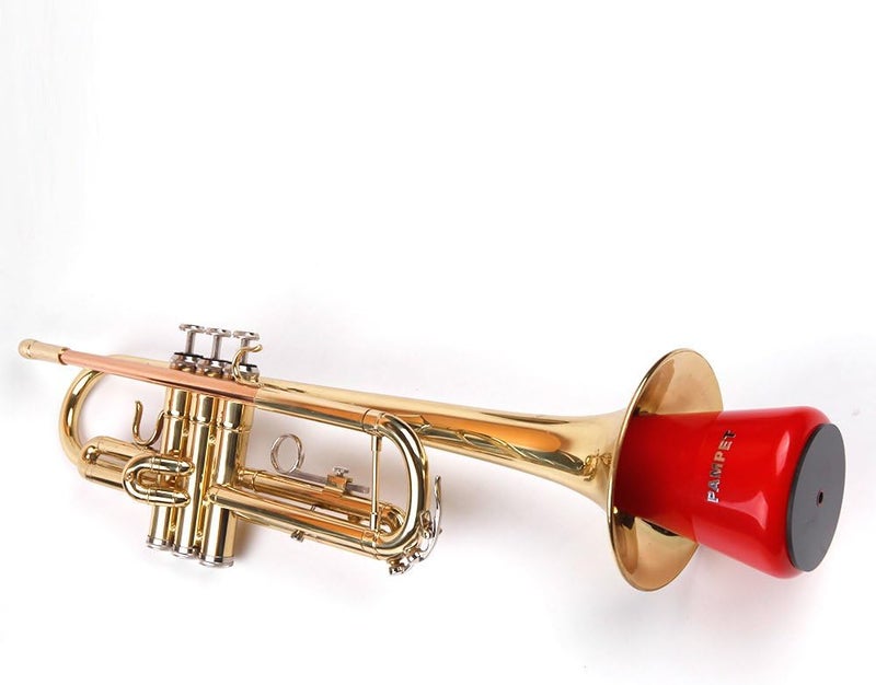 PAMPET Lightweight Practice Trumpet Mute Silencer，Trumpet Straight Mute (Red) - Image 5