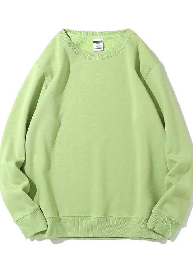 Simple Solid Color Round Neck Hoodie