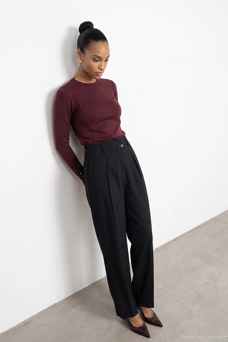 DILVIN Women's Straight-Leg Pants