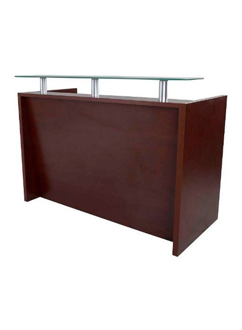 Mahmayi Mahmayi Harrera R06-14 Modern Reception Desk Apple Cherry - Image 1