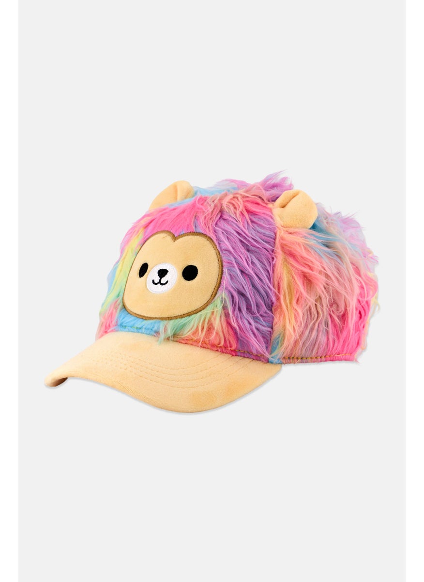 Squishmallows Kids Girl Leonard Novelty Plush Cap, Yellow  - Image 1