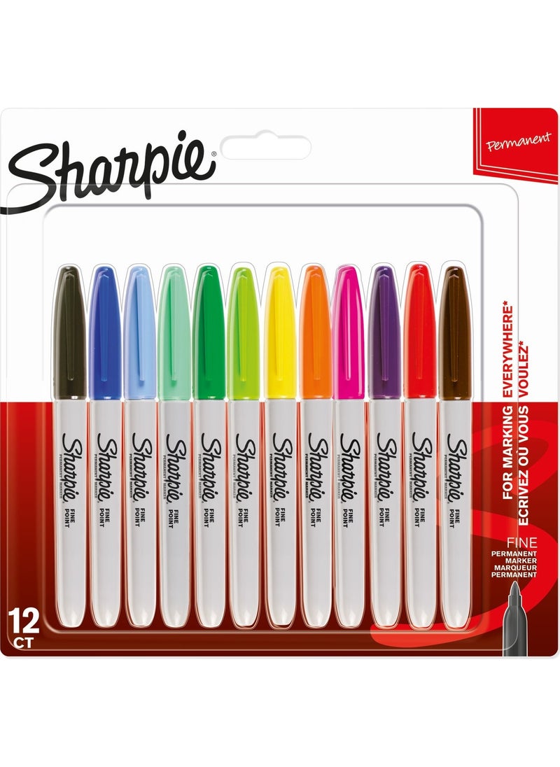 Sharpie Pen Permanent Marker 12 Pack  - Image 1