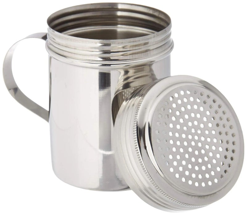 Great Credentials Stainless Steel Versatile Dredge Shaker, Salt, Sugar, Shakers 10 Oz. Each Set of 2 - Image 2