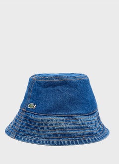 LACOSTE Logo Detailed Bucket Hat  - Image 1