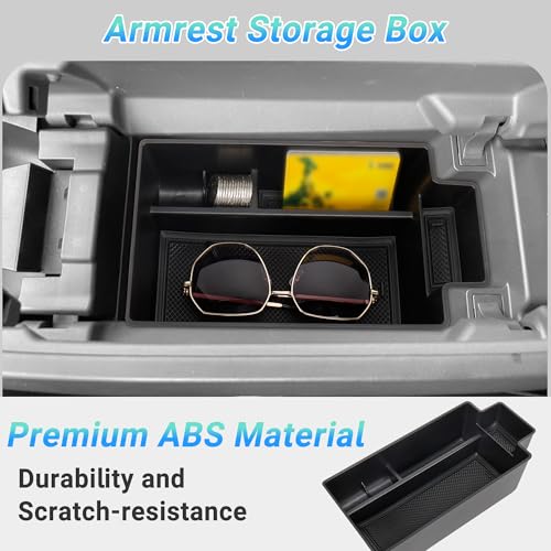 Sinminou 3PCS Center Console Organizer Compatible with 2021-2026 Nissan Rogue S/SV/Rock Creek, 2021-2022 Nissan Rogue SL, Lower Center Interior Storage Box, Dashboard Tray Only Fit 8-inch Screen - Image 5
