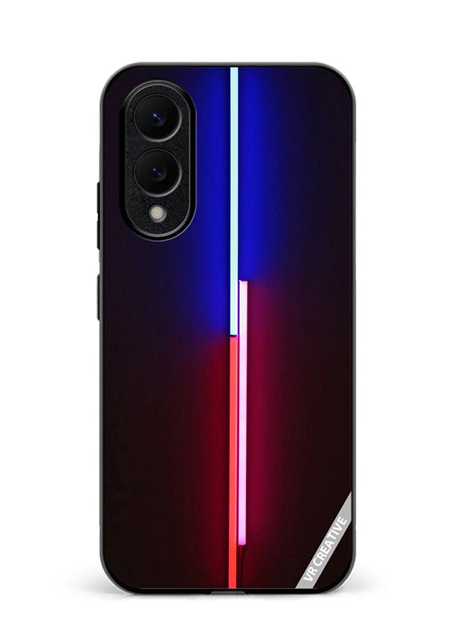 VR CREATIVE Protective Case Cover For Samsung Galaxy S25 Edge Lights Design Multicolour