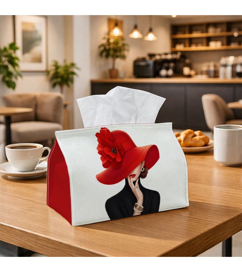 Stylish Tissue Box For Home Party Car Desk 18x11x13cm - Image 1