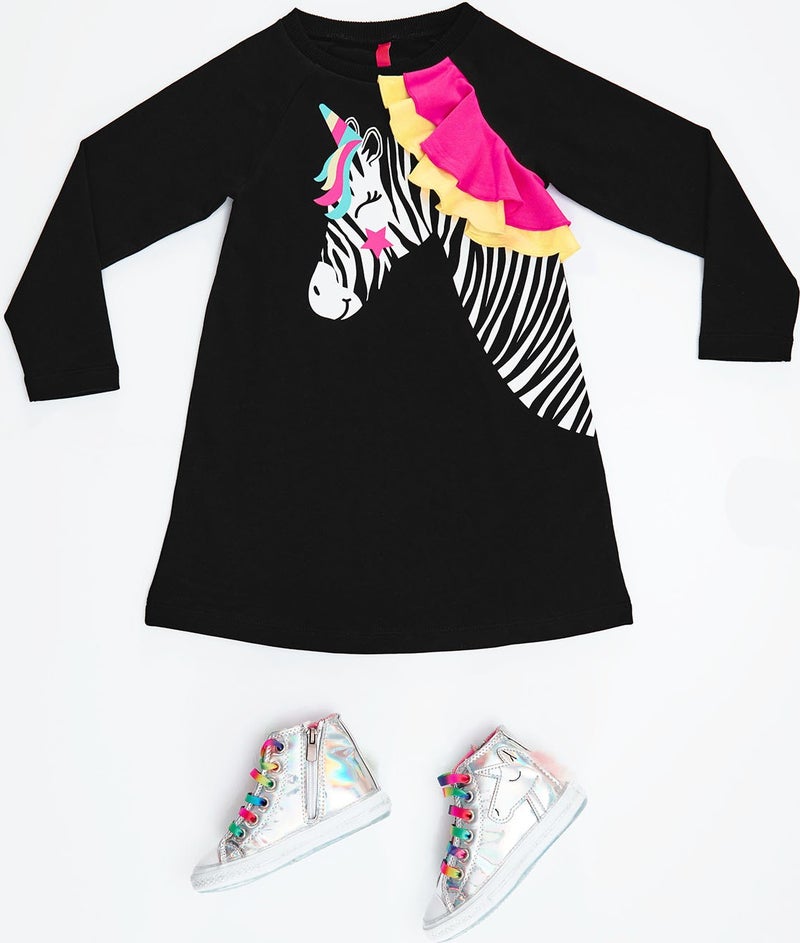 Denokids Graphic Print Dress  - Image 4