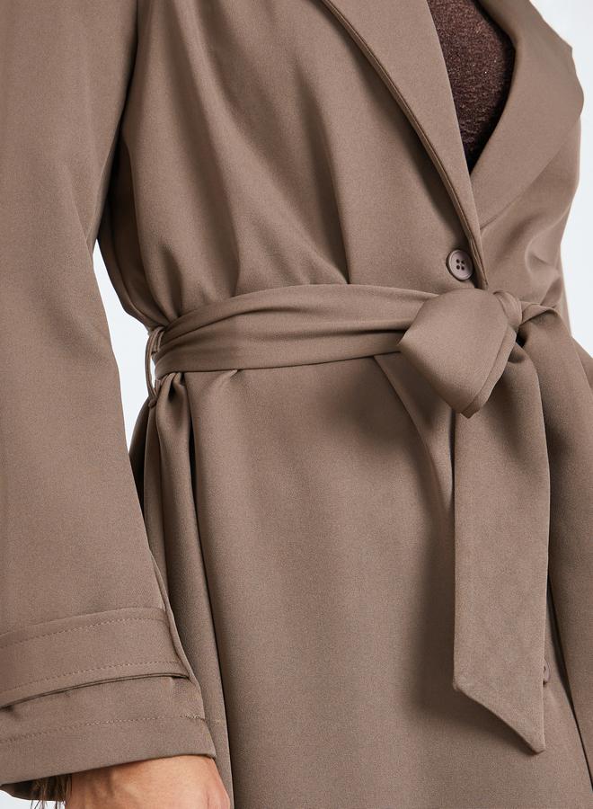 ستايلي كيمونو بحزام وقصة عادية - Image 4