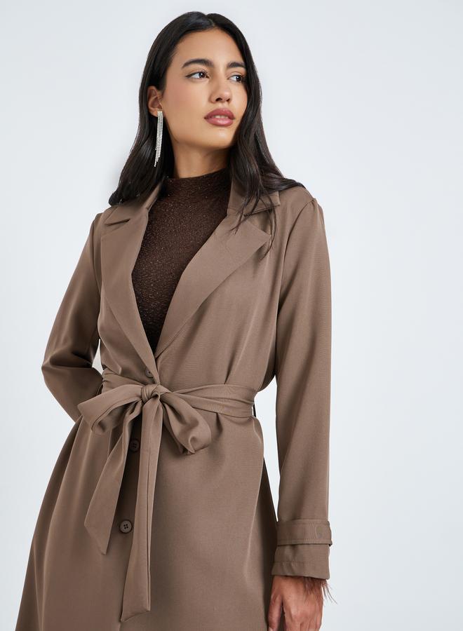 ستايلي كيمونو بحزام وقصة عادية - Image 2