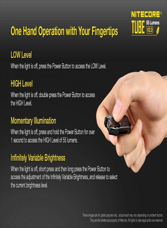 نايت كور مصباح يدوي نايت كور من سلسلة T، 55 لومن، الإصدار الثاني، أسود - Image 5