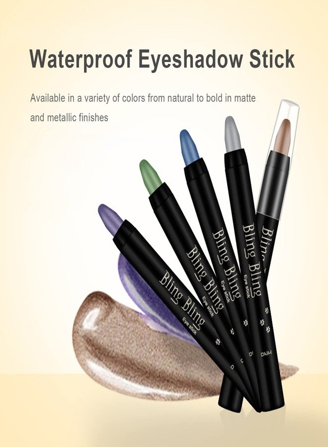 Joyeee Eyeshadow Sticks Set 16 Colours/Set, Multichrome Pearly Eyeshadow Pen Glitter Eyeshadow Crayon Shimmer Eyeshadow Eye Brightener Stick, Waterproof&Long Lasting, Eyes Makeup Gift for Women Girls - Image 2