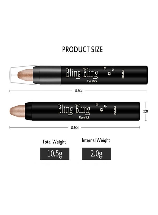 Joyeee Eyeshadow Sticks Set 16 Colours/Set, Multichrome Pearly Eyeshadow Pen Glitter Eyeshadow Crayon Shimmer Eyeshadow Eye Brightener Stick, Waterproof&Long Lasting, Eyes Makeup Gift for Women Girls - Image 5